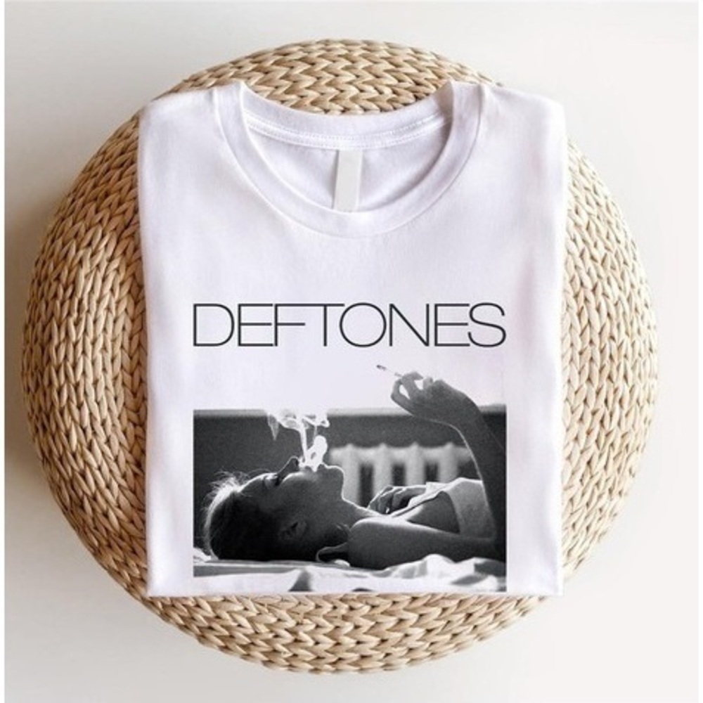 Deftones Band Smoking T Shirt Deftones Around The Fur Tshirt